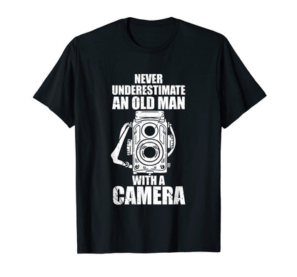 Professional Photographers Old Camera T-Shirt - Graphic Print Unisex - T-Shirt, Sweatshirt, Hoodie