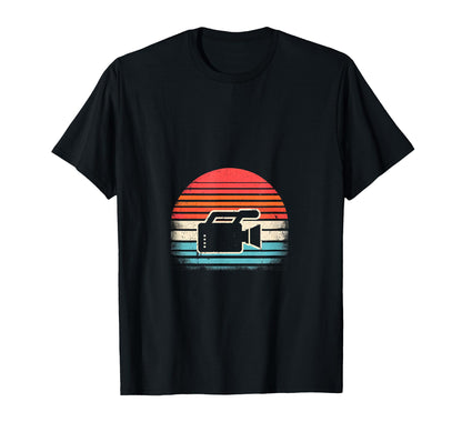 Sunset Video Camera Sweatshirt - Graphic Print for Adults - T-Shirt, Sweatshirt, Hoodie