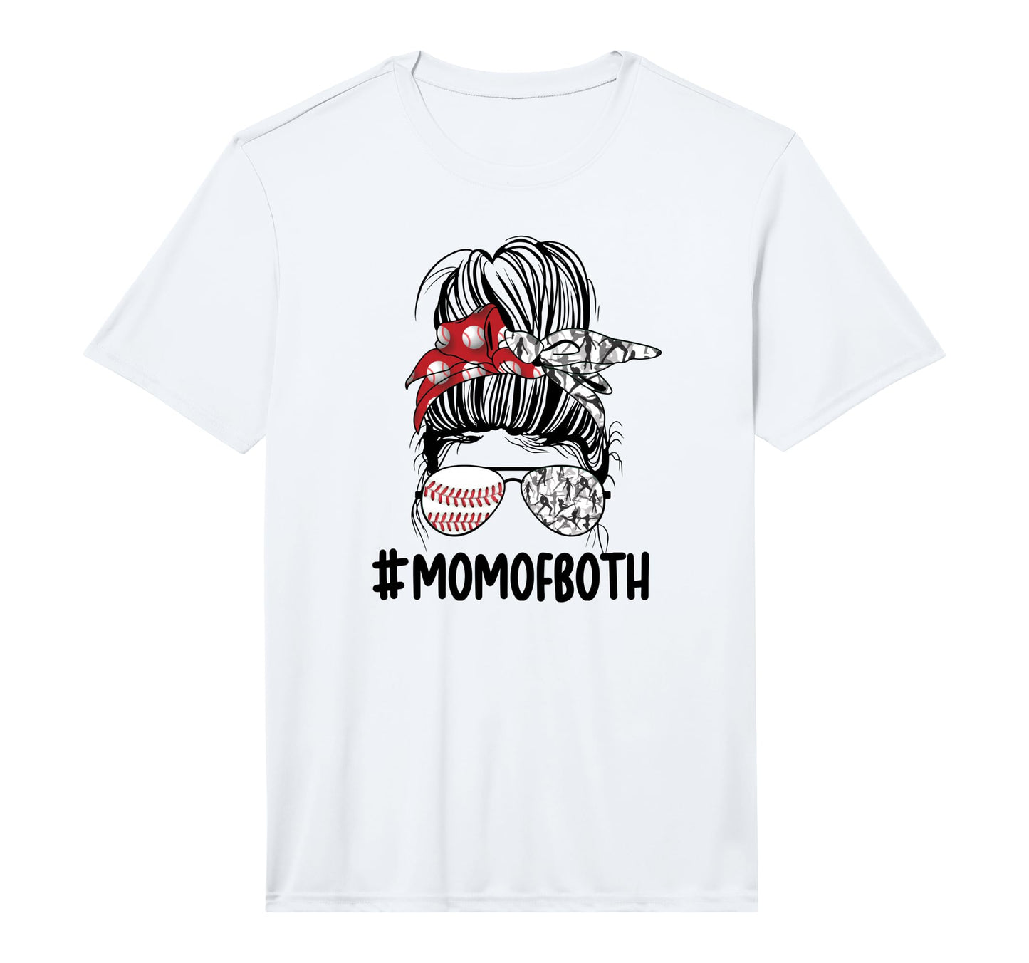 Mens Mom Both Messy Bun Dancer T-Shirt - Minimalist Print Men Women - T-Shirt, Sweatshirt, Hoodie