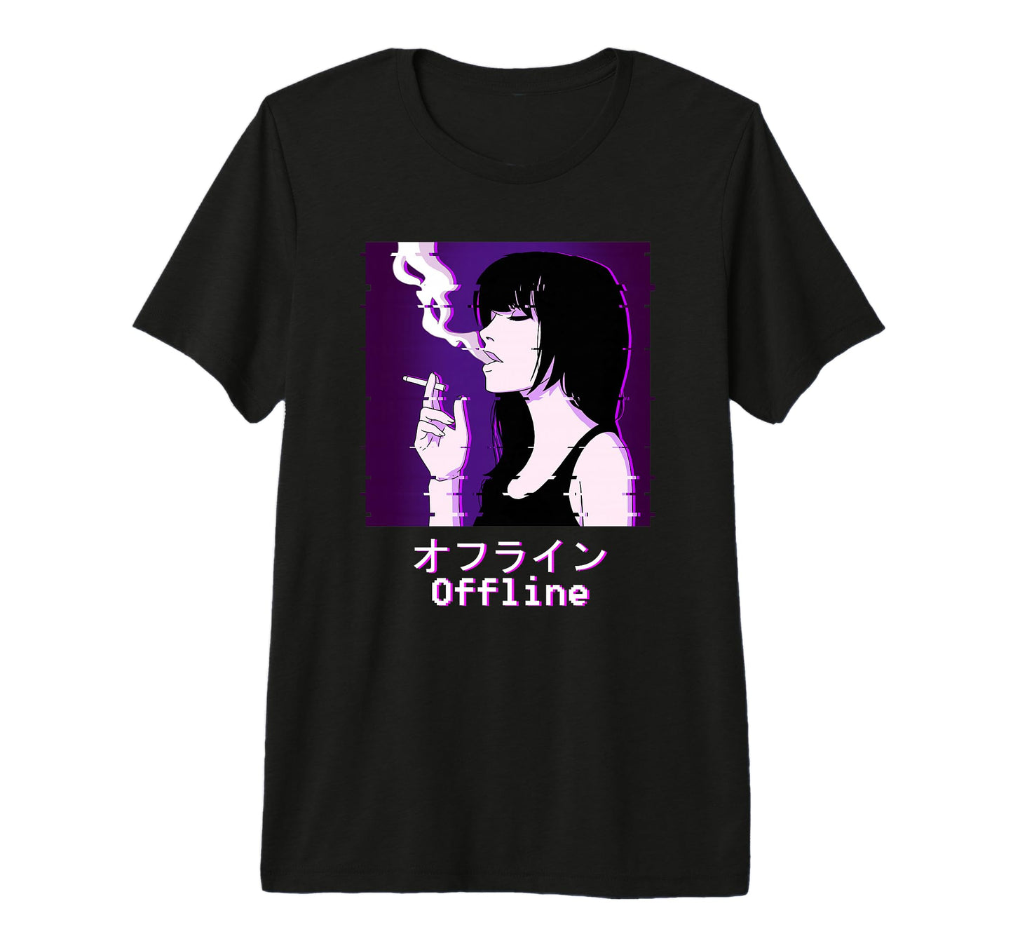 Japanese Vaporwave Aesthetic T-Shirt - Fun Novelty Design for Adults - T-Shirt, Sweatshirt, Hoodie
