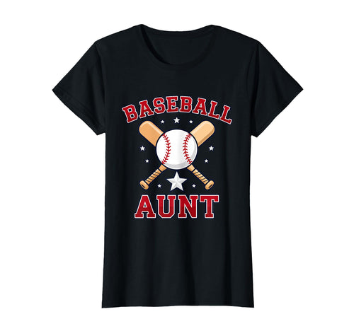 Baseball Aunt Art Funny Baseball T-Shirt - Minimalist Print Men Women - T-Shirt, Sweatshirt, Hoodie