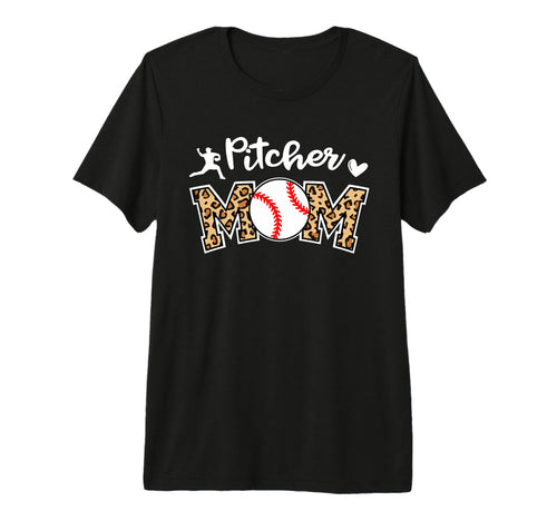 Pitcher Baseball Mom Funny Pitcher T-Shirt - Custom Art Print Unisex - T-Shirt, Sweatshirt, Hoodie
