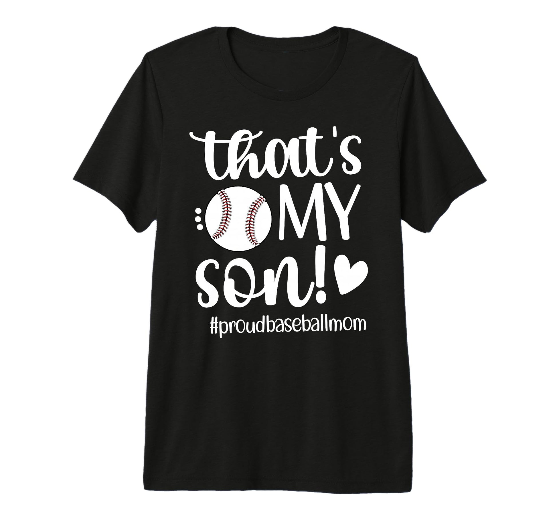 Thats My Son Baseball Mom Baseball T-Shirt - Aesthetic Graphic for Adults - T-Shirt, Sweatshirt, Hoodie