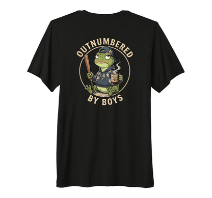 Outnumbered Mom Funny Mom Frog T-Shirt - Fun Novelty Design Men Women - T-Shirt, Sweatshirt, Hoodie