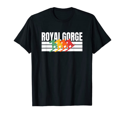 Snowboard Royal Gorge Ca Stripes Royal T-Shirt - Graphic Print Men Women - T-Shirt, Sweatshirt, Hoodie