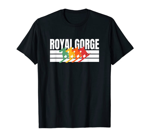 Snowboard Royal Gorge Ca Stripes Royal T-Shirt - Graphic Print Men Women - T-Shirt, Sweatshirt, Hoodie