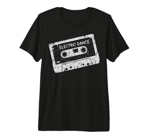 Grunge Cassette Tape Throwback Tri T-Shirt - Custom Art Print Men Women - T-Shirt, Sweatshirt, Hoodie