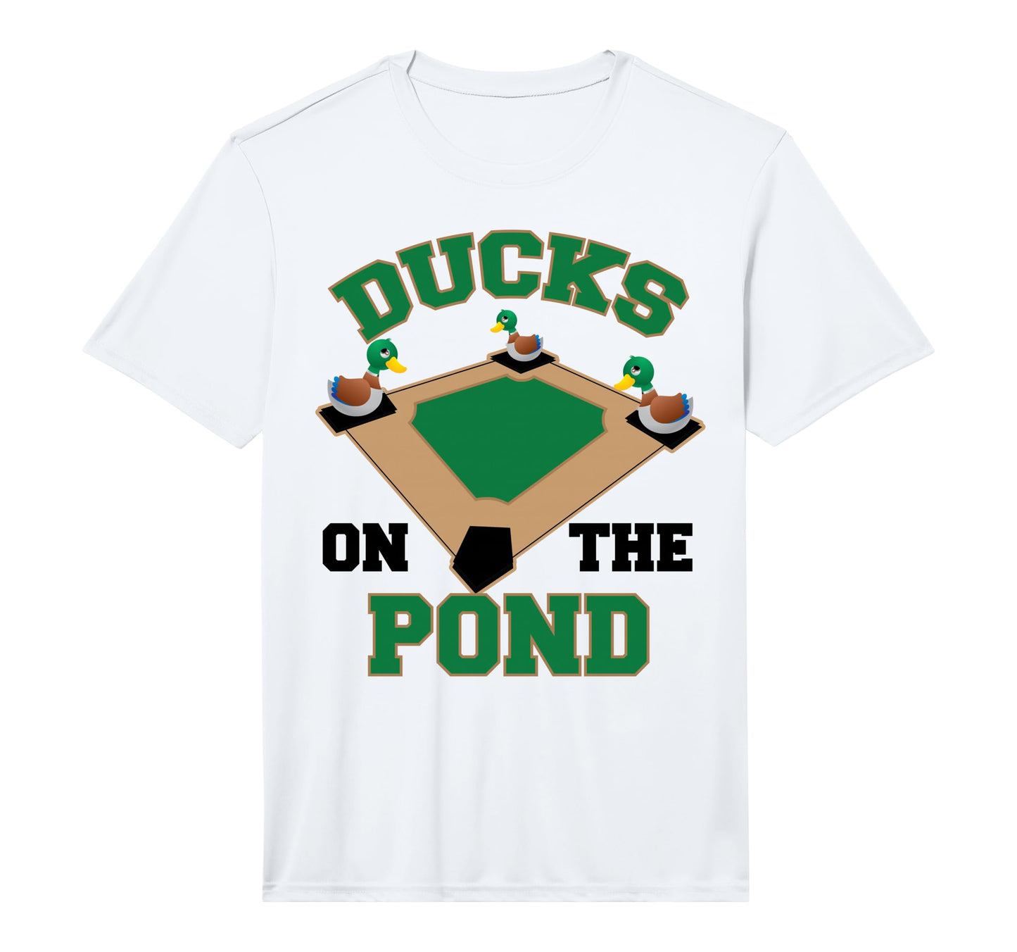 Ducks Pond Softball Player Funny T-Shirt - Streetwear Style Men Women - T-Shirt, Sweatshirt, Hoodie