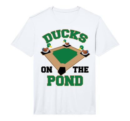 Ducks Pond Softball Player Funny T-Shirt - Streetwear Style Men Women - T-Shirt, Sweatshirt, Hoodie