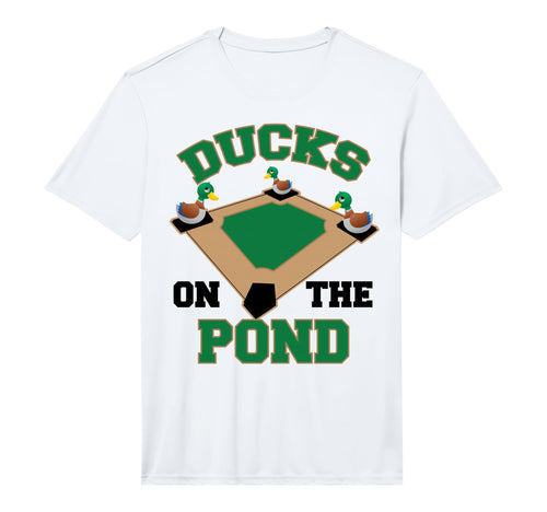 Ducks Pond Softball Player Funny T-Shirt - Streetwear Style Men Women - T-Shirt, Sweatshirt, Hoodie