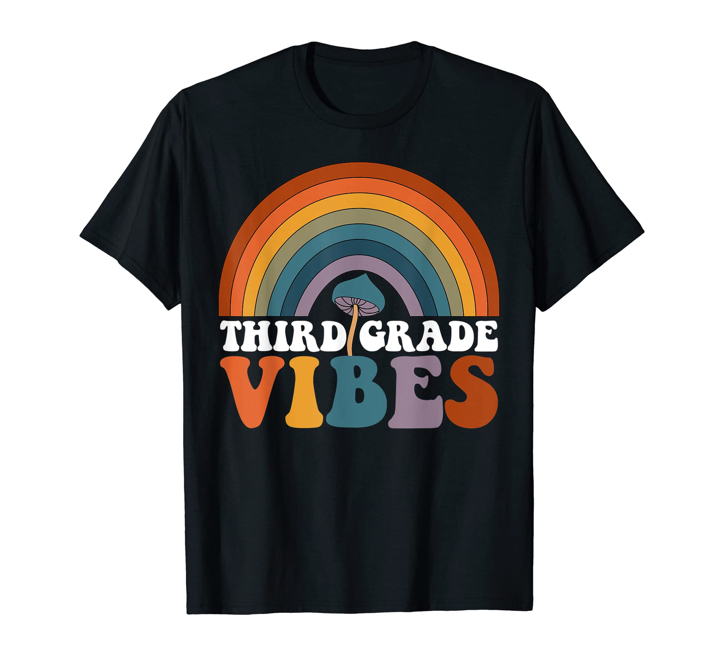 Back To School Third Grade Vibes Teacher T-Shirt - Graphic Print Unisex - T-Shirt, Sweatshirt, Hoodie