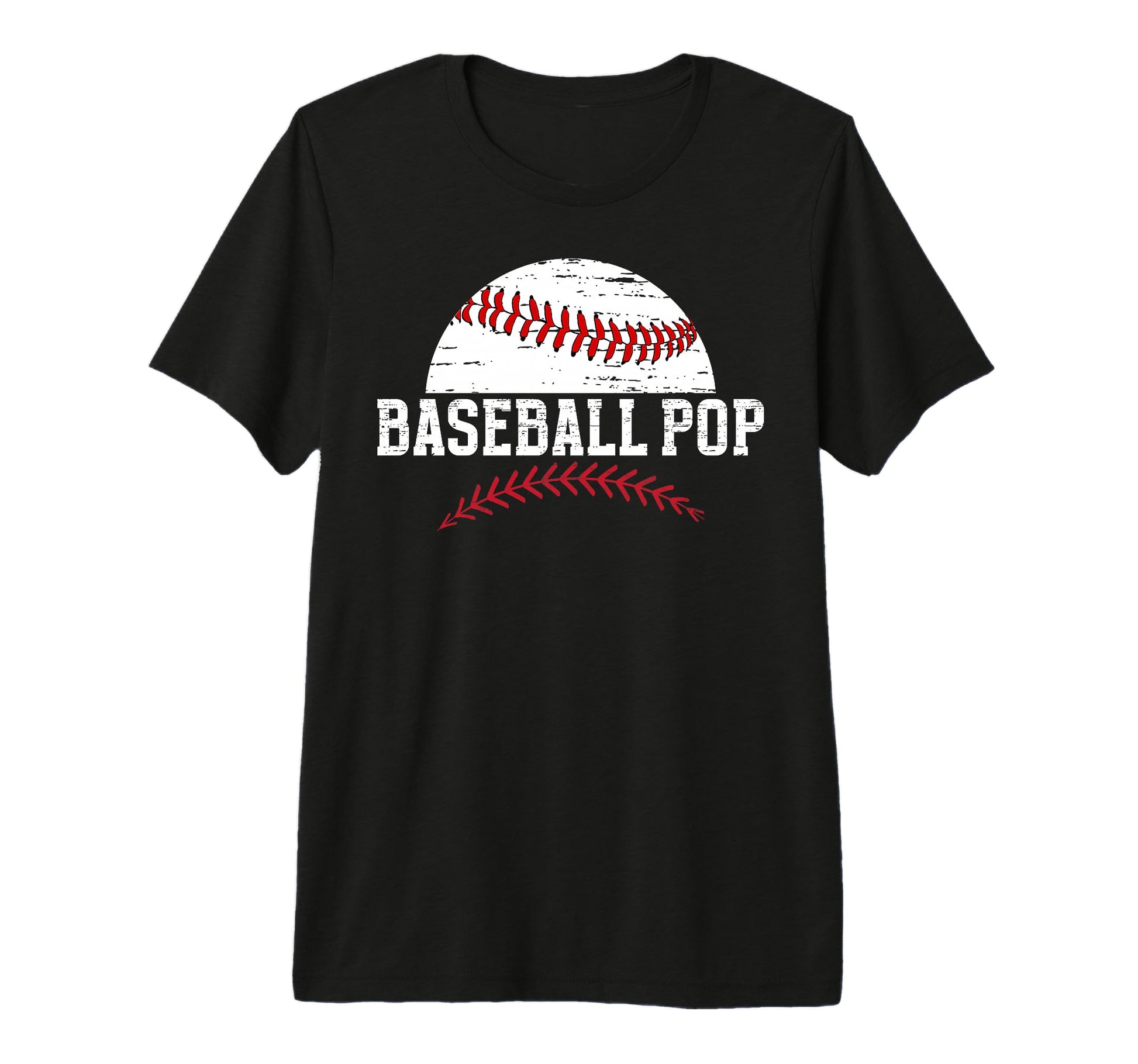 Mens Baseball Pop Grandpa Pop T-Shirt - Custom Art Print for Adults - T-Shirt, Sweatshirt, Hoodie