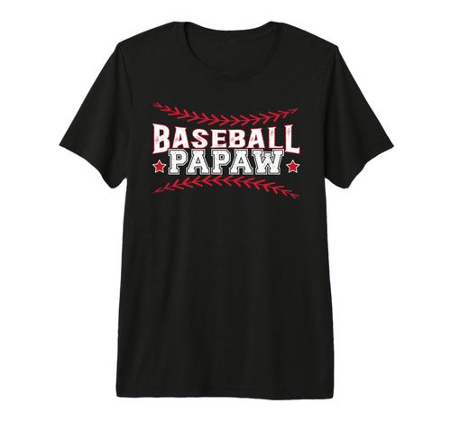 Mens Baseball Papaw Proud Grandpa T-Shirt - Aesthetic Graphic Men Women - T-Shirt, Sweatshirt, Hoodie