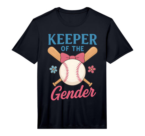 Keeper Gender Baseball Or Bows T-Shirt - Fun Novelty Design for Adults - T-Shirt, Sweatshirt, Hoodie
