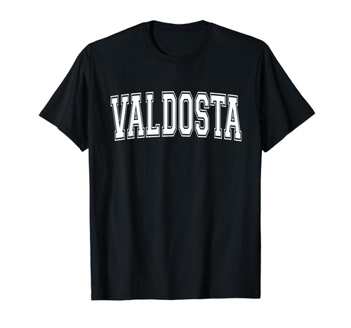 Valdosta Ga Georgia Usa Sports Varsity T-Shirt - Minimalist Print Unisex - T-Shirt, Sweatshirt, Hoodie