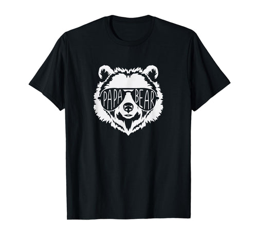 Papa Bear Face Sunglasses T-Shirt - Aesthetic Graphic Unisex - T-Shirt, Sweatshirt, Hoodie