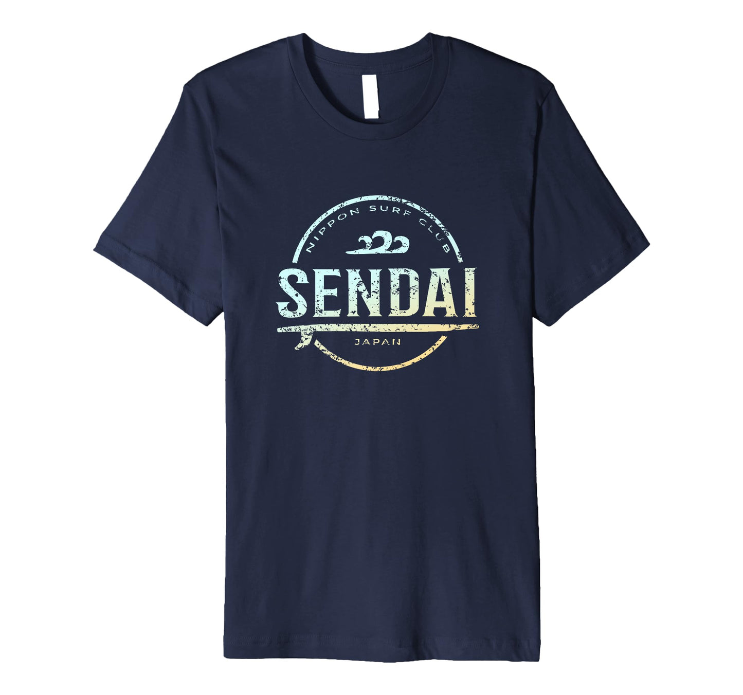 Sendai Miyagi Japan Sendai Japan Surf T-Shirt - Novelty Apparel for Adults - T-Shirt, Sweatshirt, Hoodie