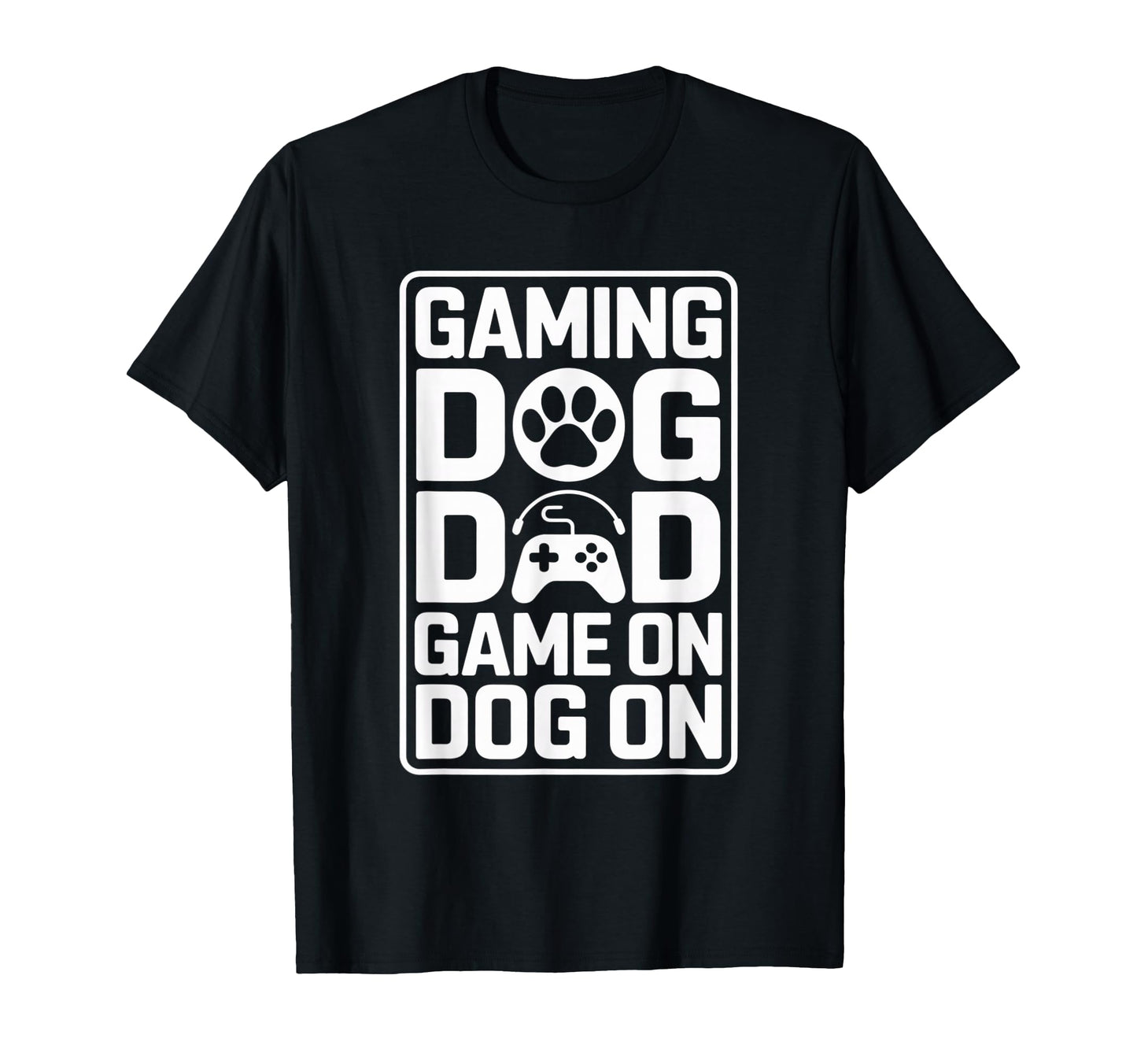 Funny Gaming Dog Dad Game Dog Controller T-Shirt - Unique Graphic Men Women - T-Shirt, Sweatshirt, Hoodie