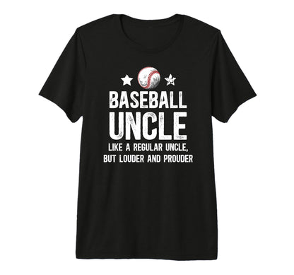 Mens Baseball Uncle Baseball Player T-Shirt - Trendy Graphic Men Women - T-Shirt, Sweatshirt, Hoodie