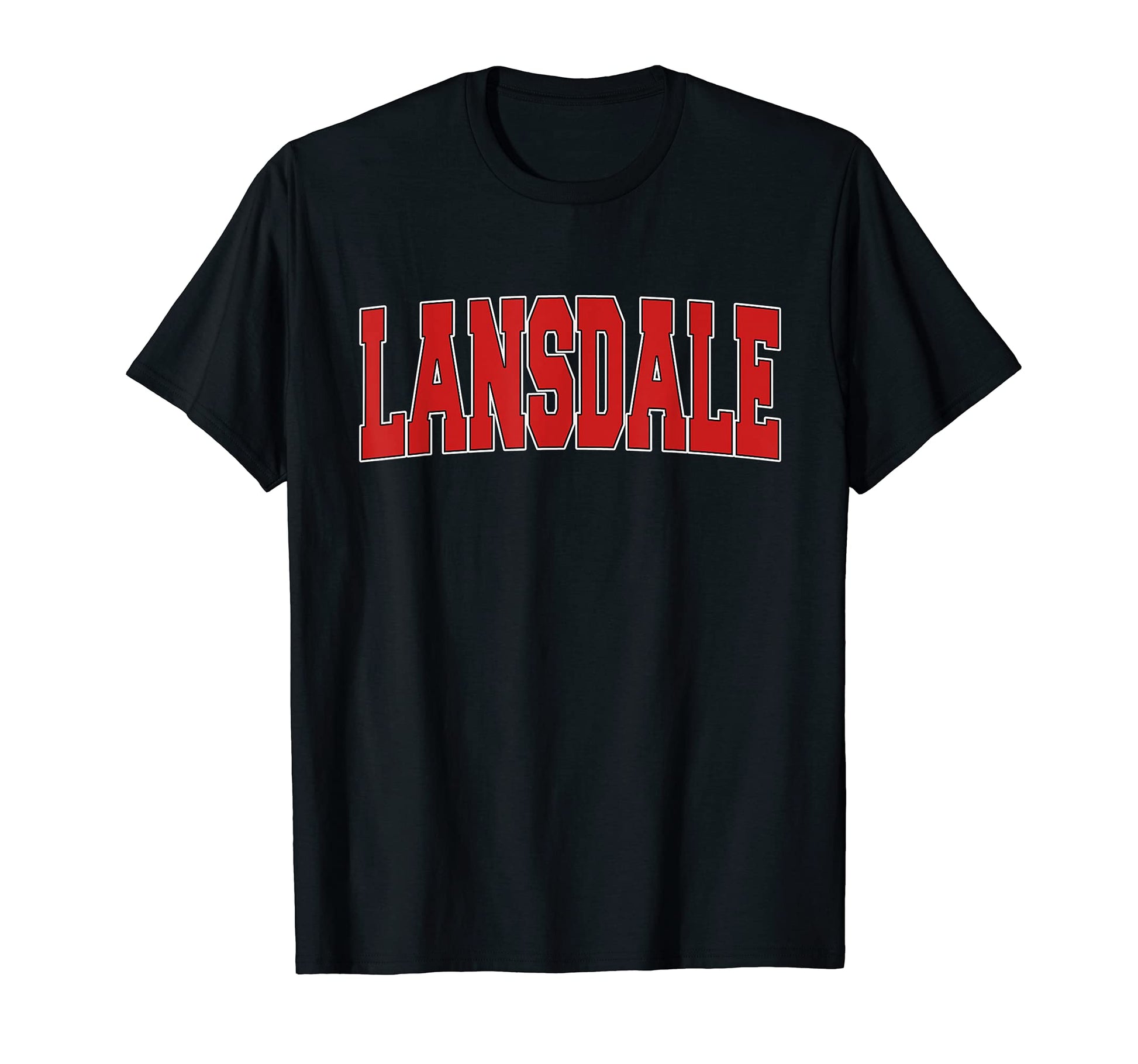 Lansdale Pa Pennsylvania Varsity Usa T-Shirt - Fun Novelty Design Unisex - T-Shirt, Sweatshirt, Hoodie