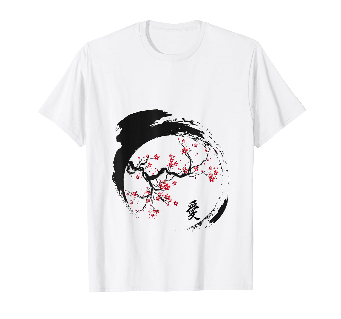 Japanese Cherry Blossom Grunge T-Shirt - Aesthetic Graphic for Adults - T-Shirt, Sweatshirt, Hoodie