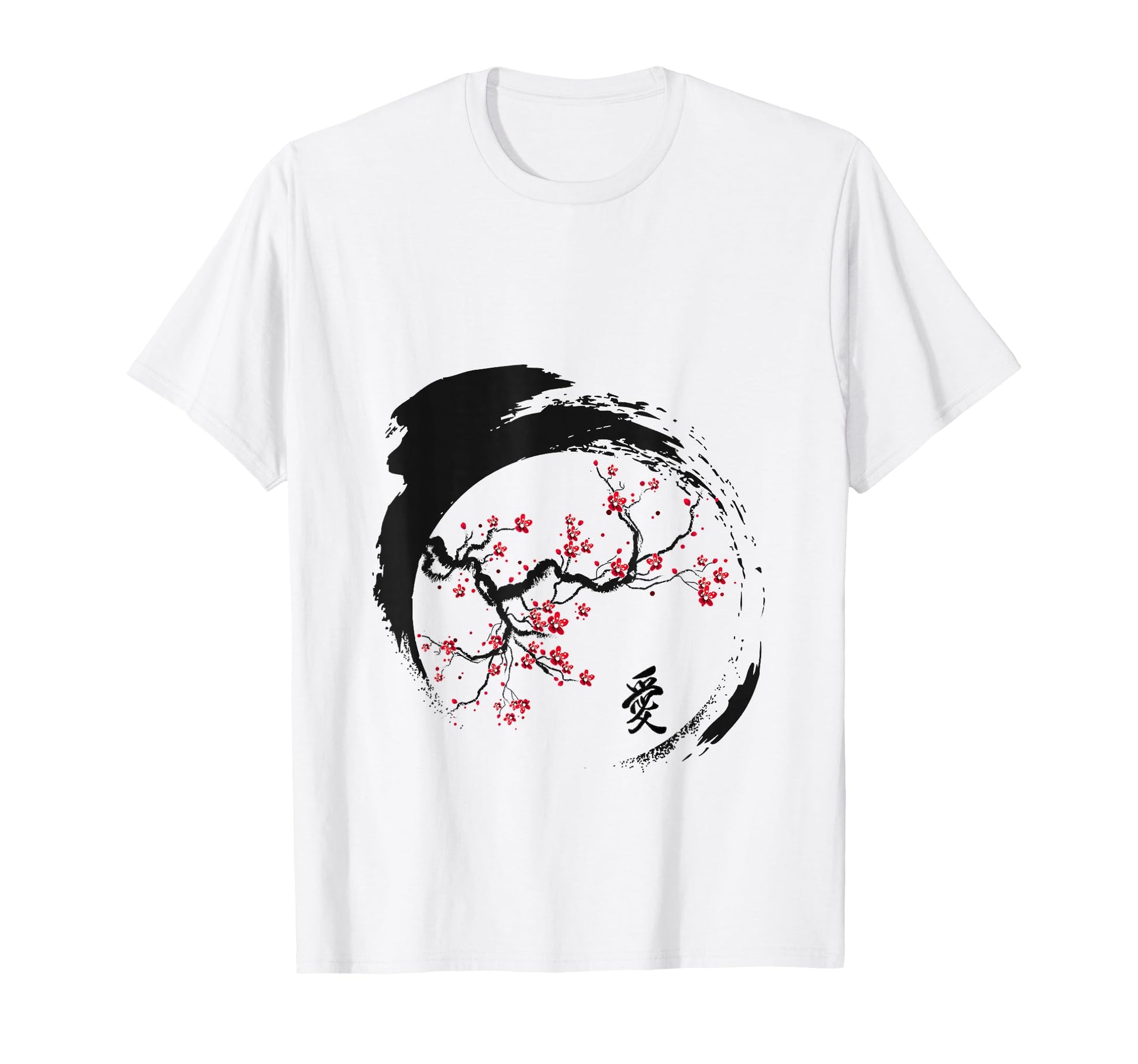 Japanese Cherry Blossom Grunge T-Shirt - Aesthetic Graphic for Adults - T-Shirt, Sweatshirt, Hoodie