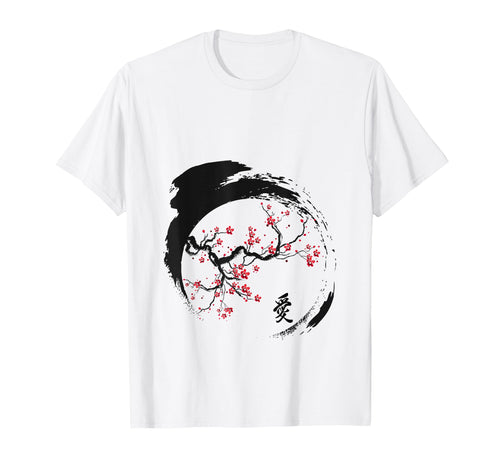 Japanese Cherry Blossom Grunge T-Shirt - Aesthetic Graphic for Adults - T-Shirt, Sweatshirt, Hoodie