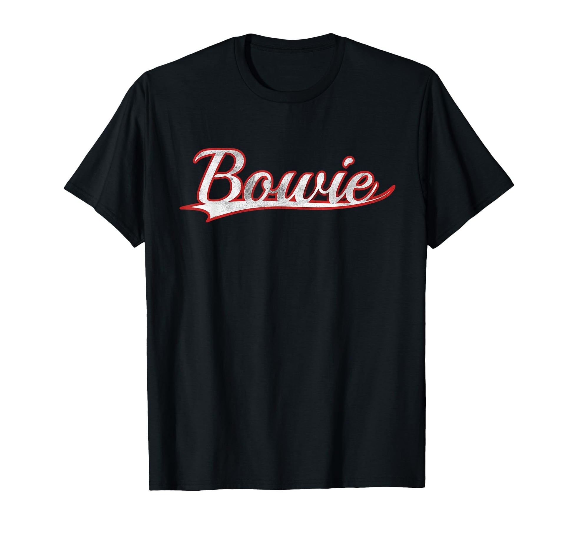 Bowie Maryland Varsity Throwback T-Shirt - Fun Novelty Design Unisex - T-Shirt, Sweatshirt, Hoodie