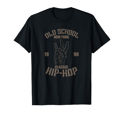 Old School New York 1990 Hip Hop Rap T-Shirt - Streetwear Style for Adults - T-Shirt, Sweatshirt, Hoodie