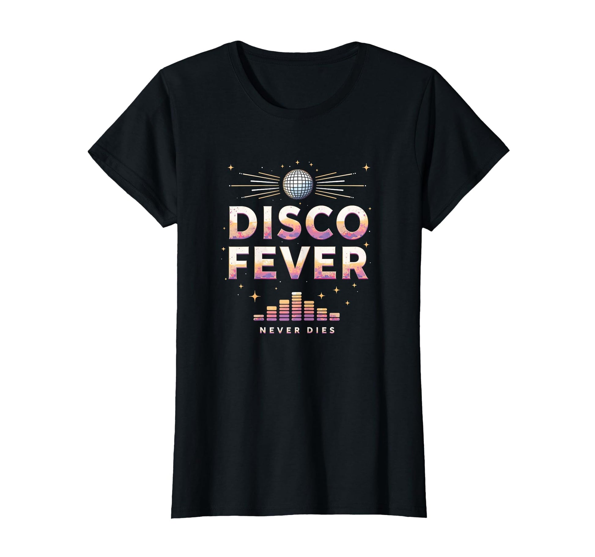 Disco Fever Never Dies Dance T-Shirt - Unique Graphic Men Women - T-Shirt, Sweatshirt, Hoodie
