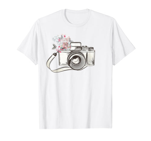 Lovely Camera Butterflies T-Shirt - Aesthetic Graphic Unisex - T-Shirt, Sweatshirt, Hoodie