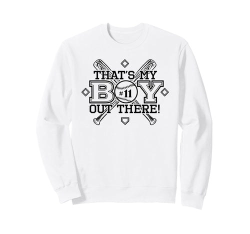 Baseball Mom Dad Thats My Proud Sweatshirt - Fun Novelty Design Unisex - T-Shirt, Sweatshirt, Hoodie