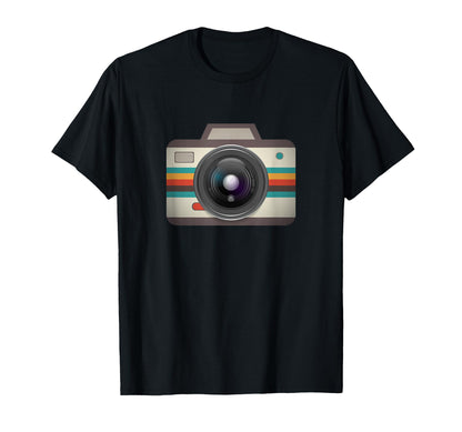 Photography Lovers Camera T-Shirt - Aesthetic Graphic for Adults - T-Shirt, Sweatshirt, Hoodie