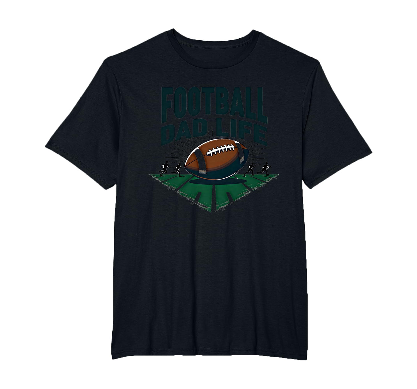 Football Dad Life Proud Father Game T-Shirt - Unique Graphic for Adults - T-Shirt, Sweatshirt, Hoodie