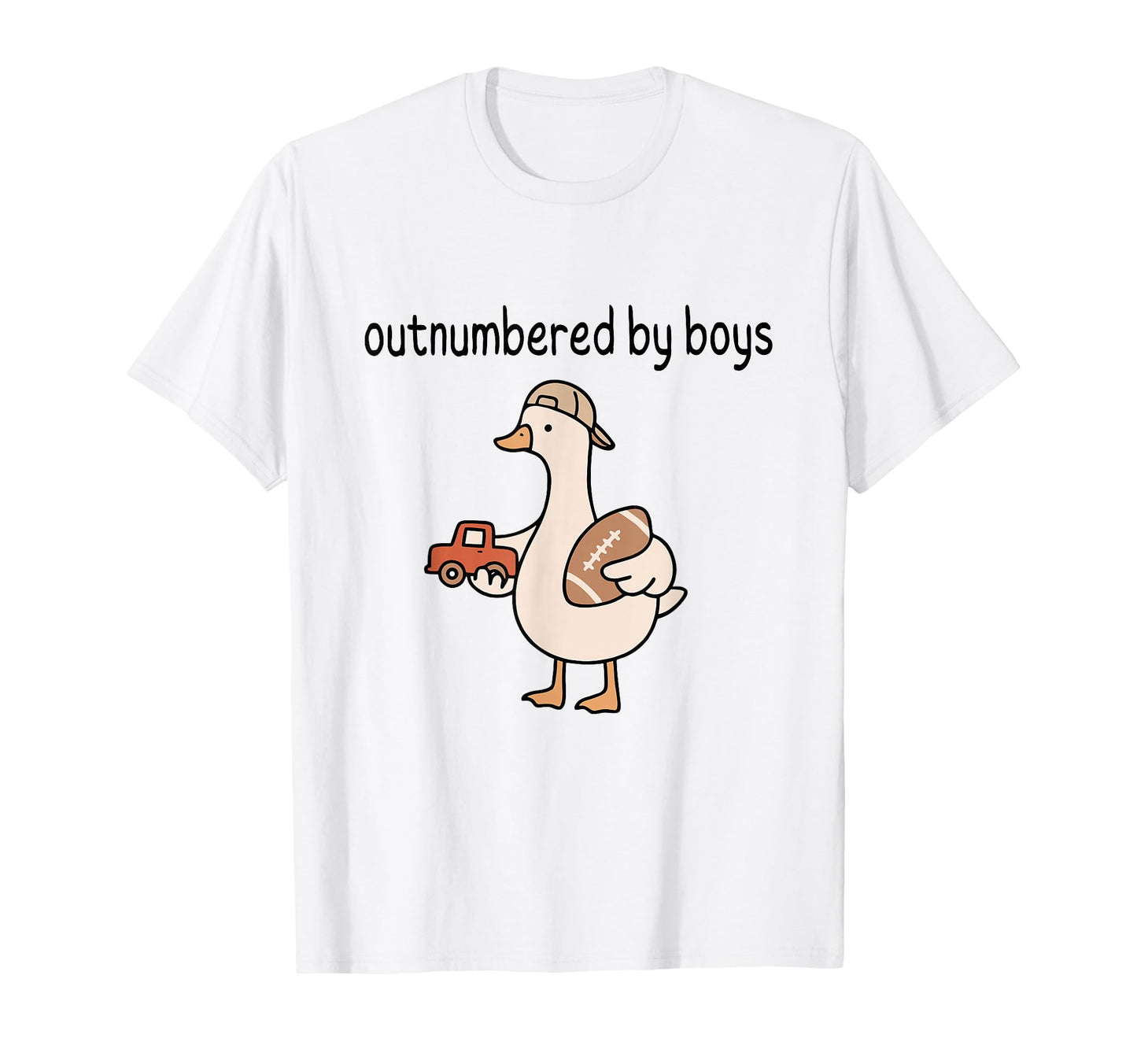 Outnumbered Mom Goose Mothers Day T-Shirt - Unique Graphic for Adults - T-Shirt, Sweatshirt, Hoodie
