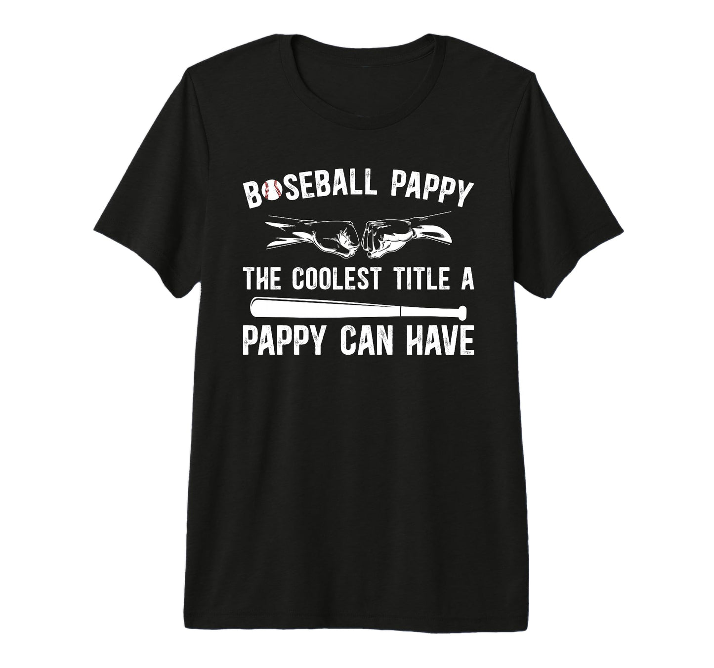 Mens Baseball Pappy Coolest Title T-Shirt - Trendy Graphic for Adults - T-Shirt, Sweatshirt, Hoodie