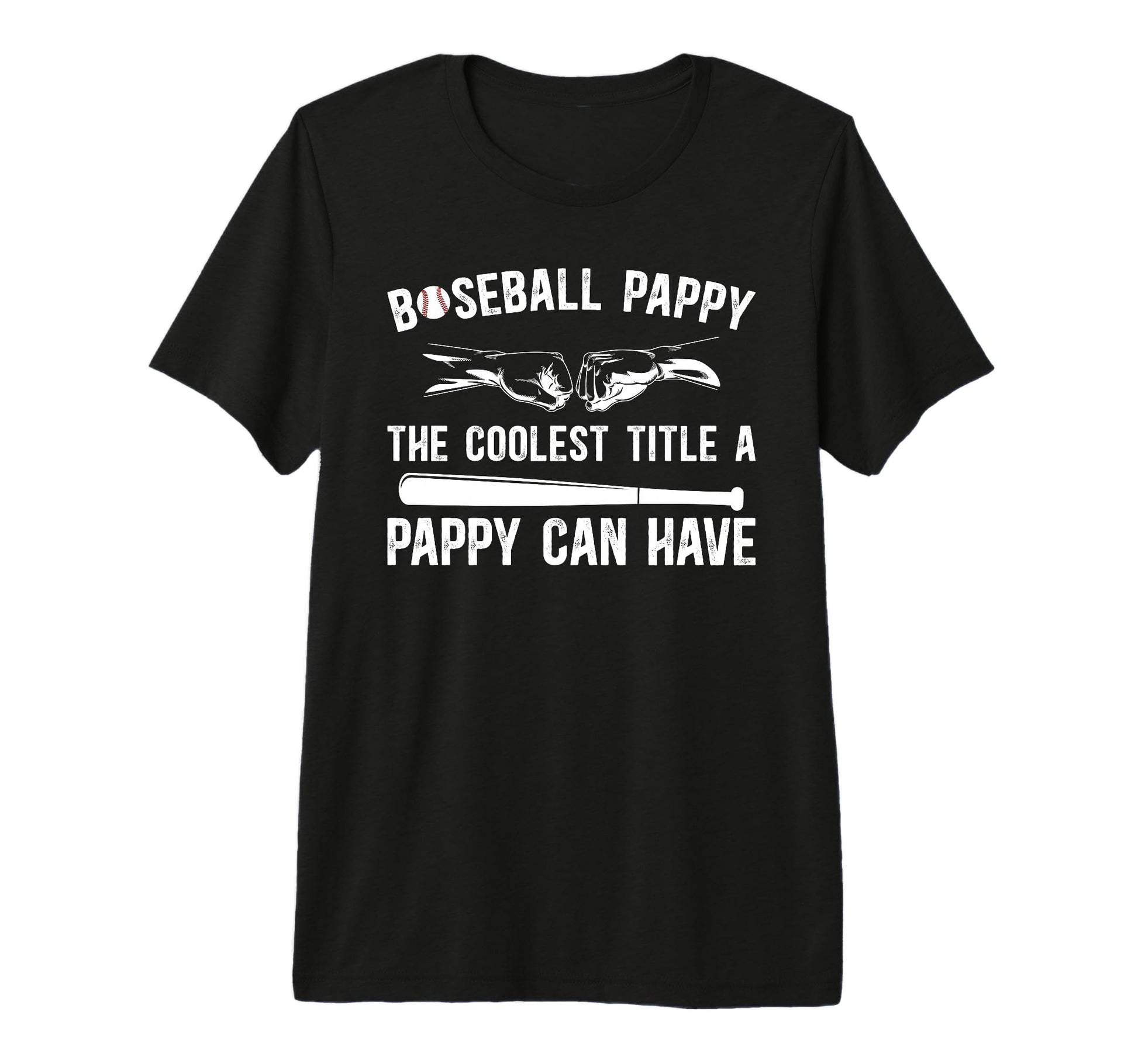 Mens Baseball Pappy Coolest Title T-Shirt - Trendy Graphic for Adults - T-Shirt, Sweatshirt, Hoodie