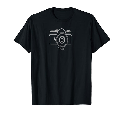 Smile Camera T-Shirt - Custom Art Print Men Women - T-Shirt, Sweatshirt, Hoodie