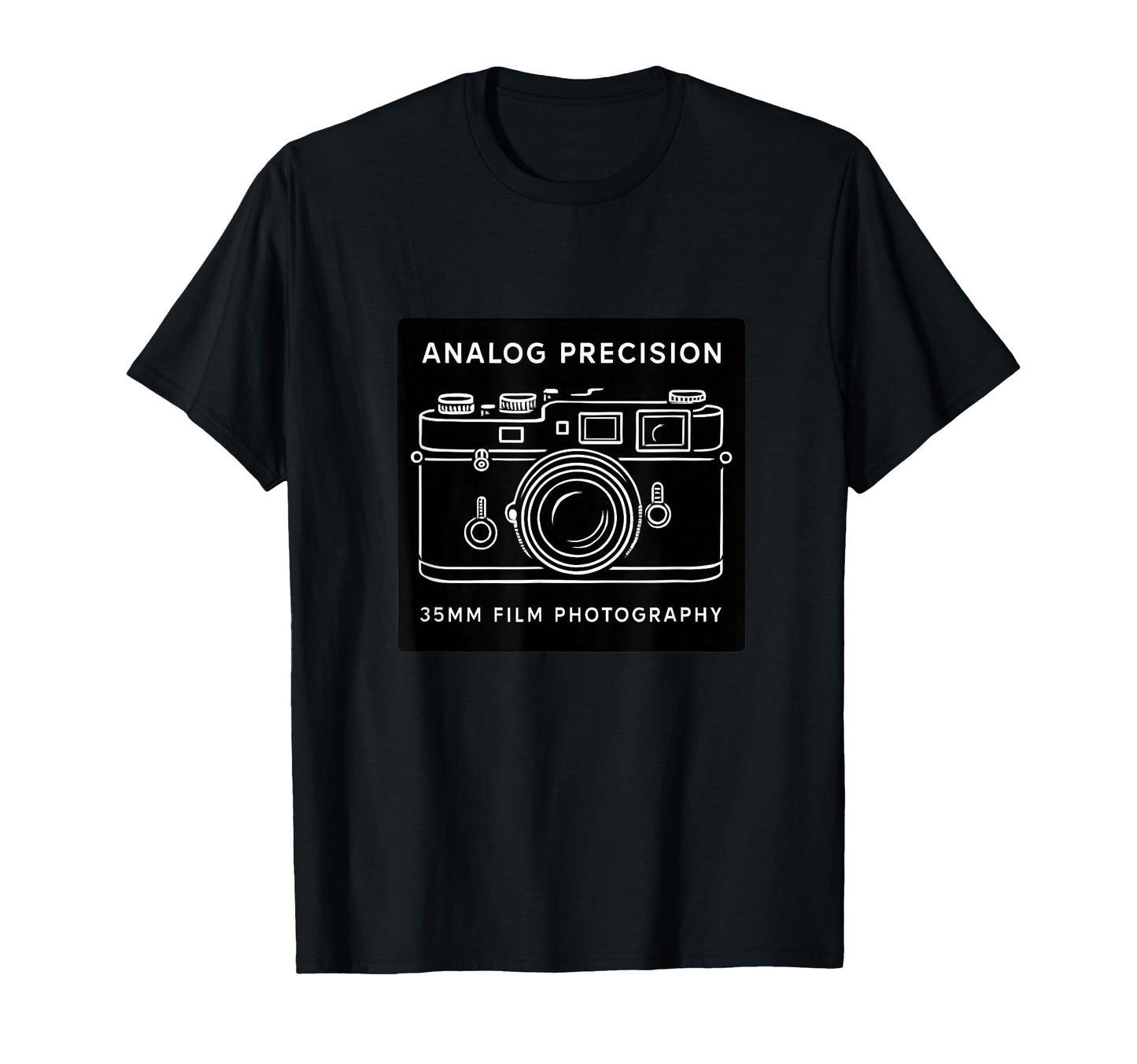 Analog Precision 35Mm Camera Art T-Shirt - Casual Everyday Wear Men Women - T-Shirt, Sweatshirt, Hoodie