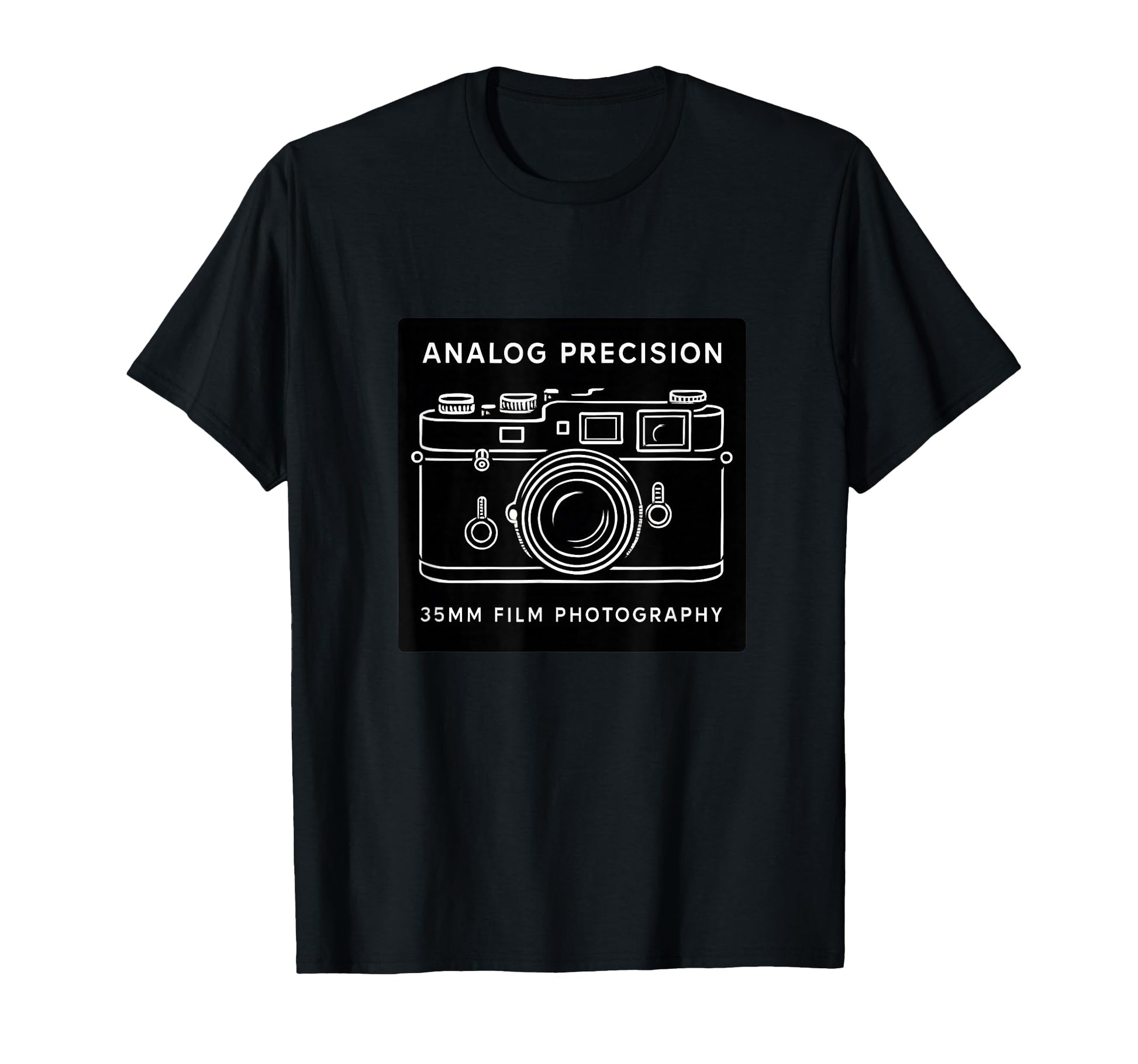Analog Precision 35Mm Camera Art T-Shirt - Casual Everyday Wear Men Women - T-Shirt, Sweatshirt, Hoodie