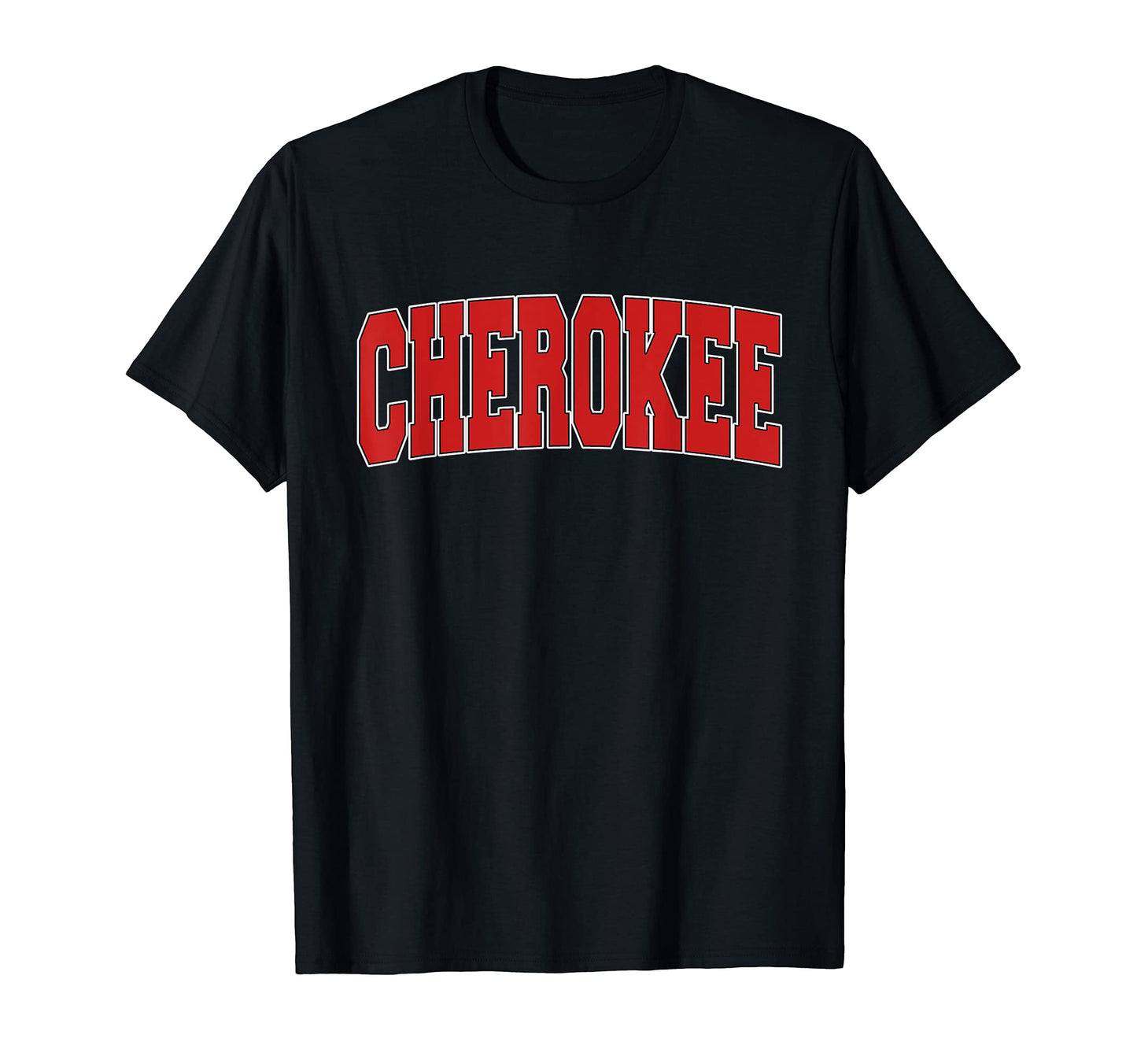 Cherokee Ia Iowa Varsity Usa Sports T-Shirt - Minimalist Print for Adults - T-Shirt, Sweatshirt, Hoodie