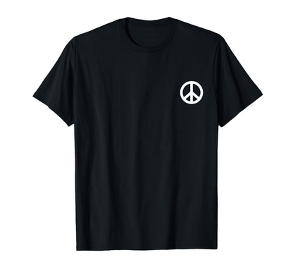 Hippie Peace Sign Costume Symbol T-Shirt - Fun Novelty Design Men Women - T-Shirt, Sweatshirt, Hoodie