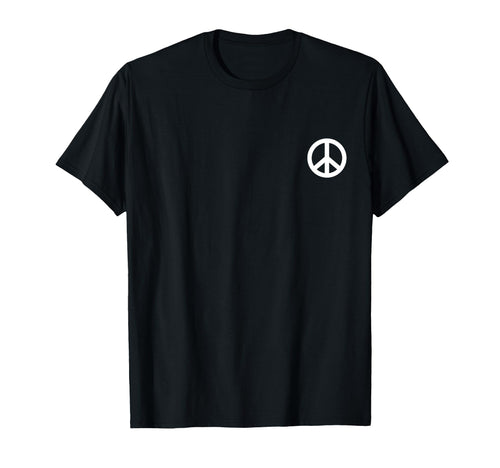 Hippie Peace Sign Costume Symbol T-Shirt - Fun Novelty Design Men Women - T-Shirt, Sweatshirt, Hoodie