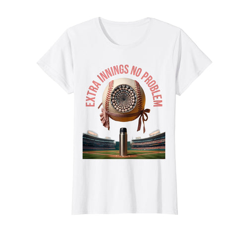 Extra Innings No Problem Baseball Mom T-Shirt - Trendy Graphic Men Women - T-Shirt, Sweatshirt, Hoodie
