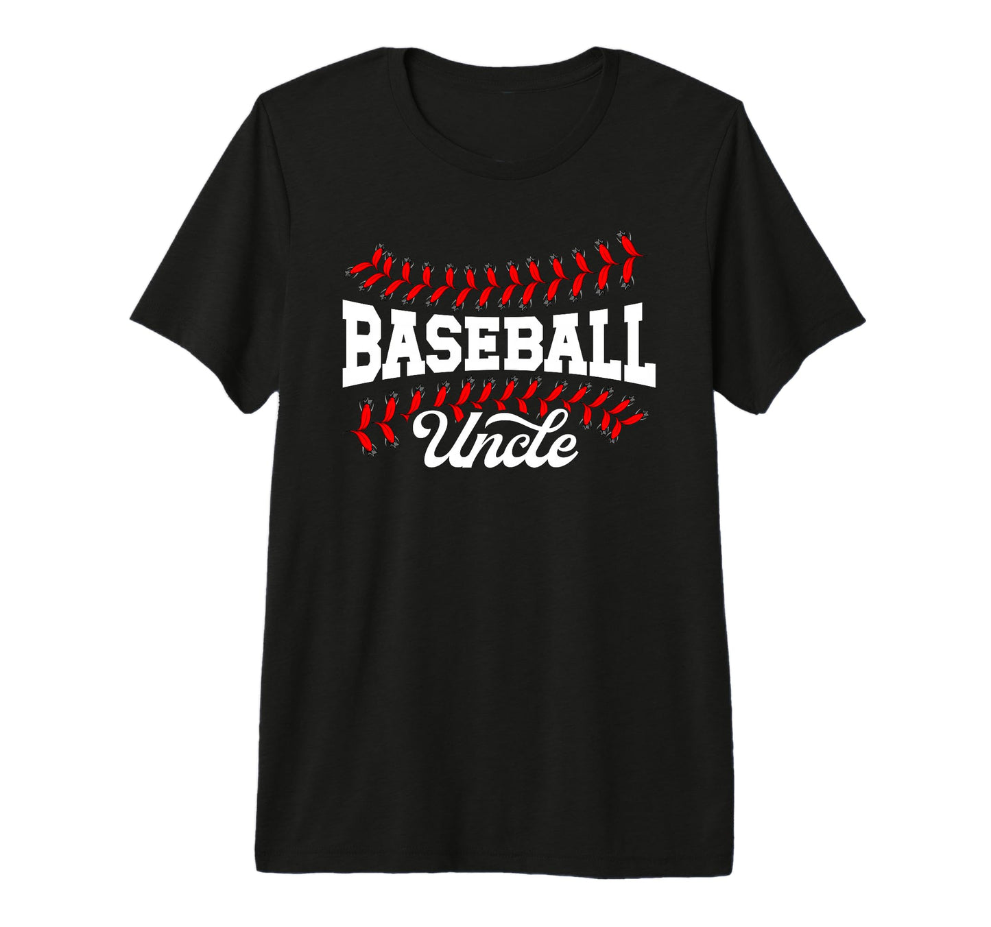 Mens Baseball Uncle Baseball Player T-Shirt - Aesthetic Graphic for Adults - T-Shirt, Sweatshirt, Hoodie