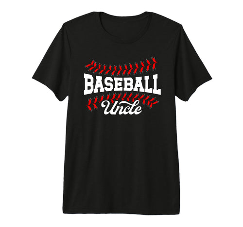 Mens Baseball Uncle Baseball Player T-Shirt - Aesthetic Graphic for Adults - T-Shirt, Sweatshirt, Hoodie