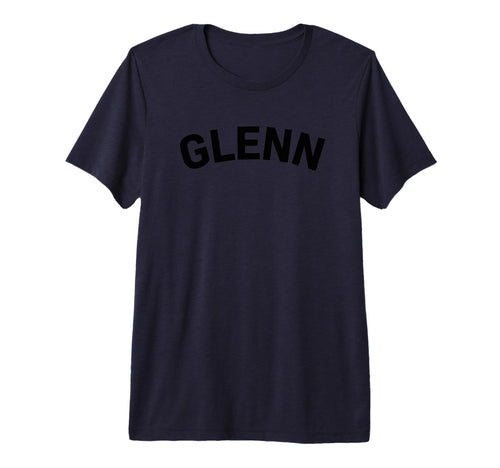 Glenn Dad Name Baseball Dad Tri Blend T-Shirt - Minimalist Print Unisex - T-Shirt, Sweatshirt, Hoodie