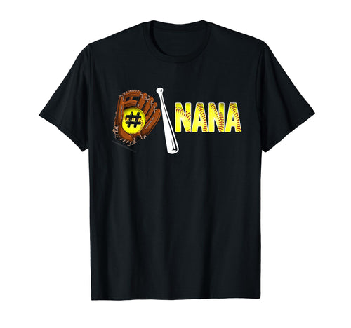 Number One Softball Nana Mothers Day T-Shirt - Streetwear Style Unisex - T-Shirt, Sweatshirt, Hoodie