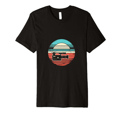 Camera Sunset T-Shirt - Graphic Print Men Women - T-Shirt, Sweatshirt, Hoodie