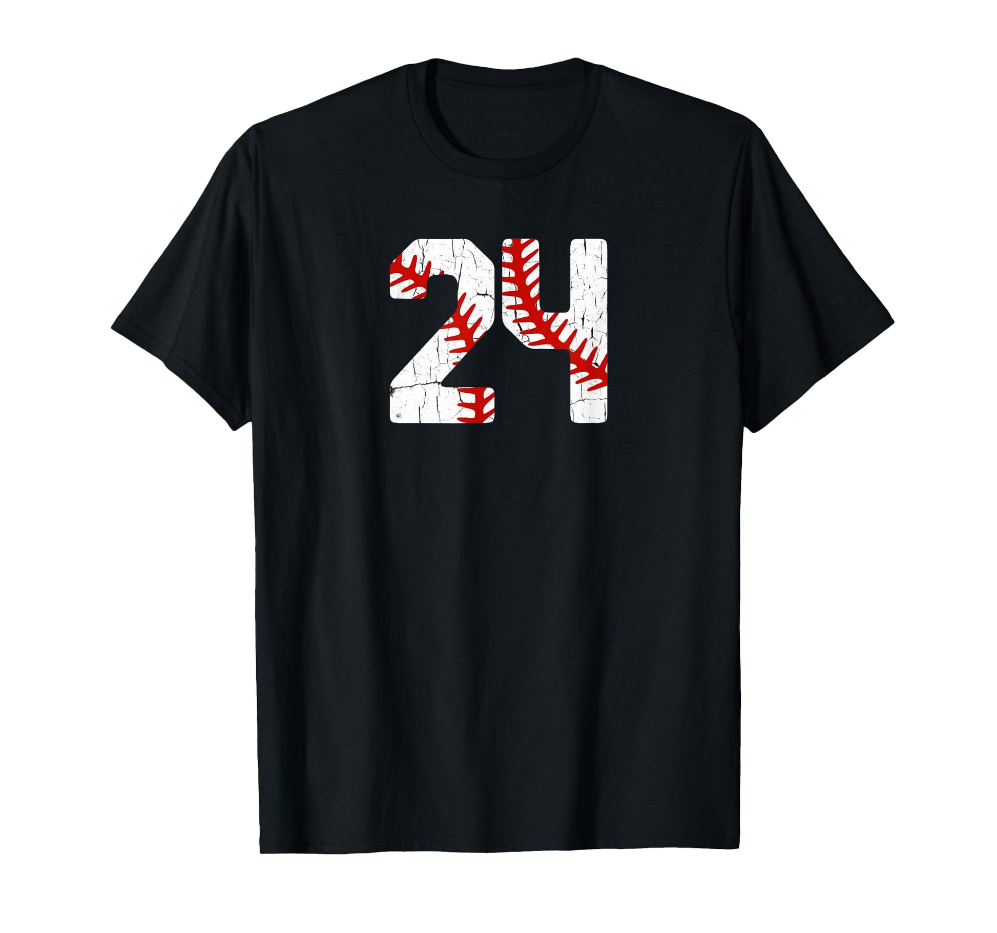 Baseball Player Jersey Number 24 24 T-Shirt - Trendy Graphic Men Women - T-Shirt, Sweatshirt, Hoodie